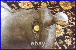 Western Roping Saddle Foot Stool