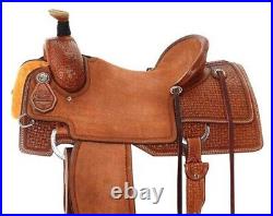 Western Roping Saddle Wade Roper Round Skirt Size 10'' inches to 18'' inch Seat