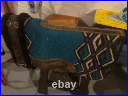 Western Saddle 17 inch, beautiful tooling