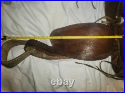 Western Saddle Leather Horse Rider Used Country Cowboy Farm Prop In Kansas City