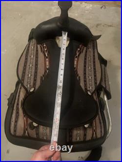Western Saddle Never Used and Comes with Saddle Stand Made In USA