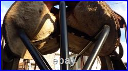 Western Saddle Vintage Bonanza Big Horn 15 Ranch Well Used, Lasting Well