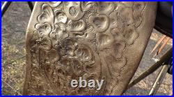 Western Saddle Vintage Well Used, Lasting Well Hand Tooled