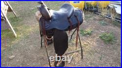 Western Saddle Vintage Well Used, Lasting Well Hand Tooled