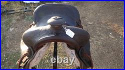 Western Saddle Vintage Well Used, Lasting Well Hand Tooled