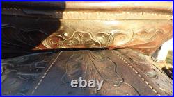Western Saddle Vintage Well Used, Lasting Well Hand Tooled