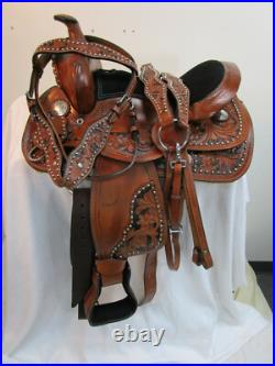 Western Saddle Youth Kids Pony Saddles Barrel Trail Pleasure Tack Set 10 12 13