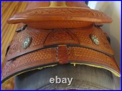 Western Saddle designed by Dale Chavez 16 inch slightly used