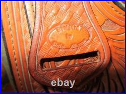 Western Saddle designed by Dale Chavez 16 inch slightly used