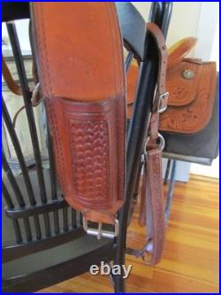 Western Saddle designed by Dale Chavez 16 inch slightly used