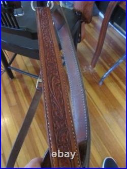 Western Saddle designed by Dale Chavez 16 inch slightly used