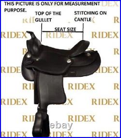 Western Synthetic Cardura Trail Barrel Racing Horse Saddle Tack With Accessories