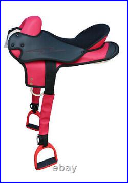 Western Synthetic Endurance Saddle (without Horn) Red/black 14 (end 1)