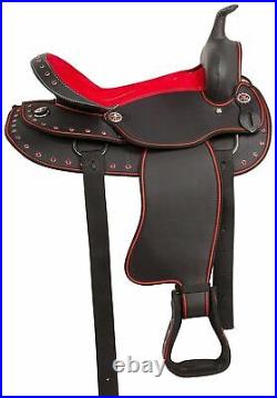 Western Synthetic Tack Saddle All Size 10 Inch to 18.5 inch With Free Shipping