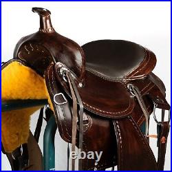 Western Tennessee Trail Gaited Horse Saddle WESTERN TRAIL Leather Size 18