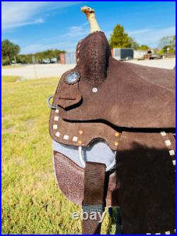 Western Youth-Kids Ranch Style Horse Child Pony Saddle Brown Color 10 12 13
