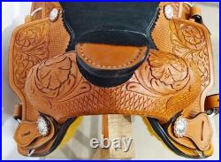Western roper Leather Horse Saddle Western Saddle, Premium Leather Saddle