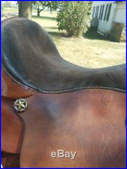 Western saddle 16 used Santafe light tan