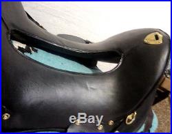 Western tack trail mcclellan horse leather army cavalry saddle with attachments