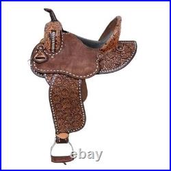 Wooden Tree Barrel Racing Racer Western Horse Saddle Trail Equestrian