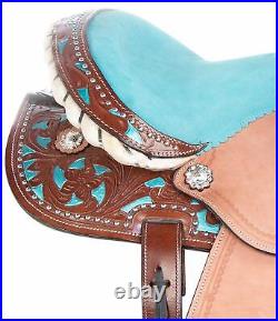 Y&Z Premium Leather Western Horse Saddle Tack Set Size 14 to 18(Y&Z)