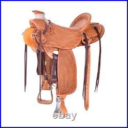 Youth Adult Leather Western Horse Saddle A Fork Wade Roping Tree Ranch 10 18