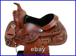Youth Cowgirl Kids Barrel Racing Pleasure Horse Leather Trail Used Set 10 12 13