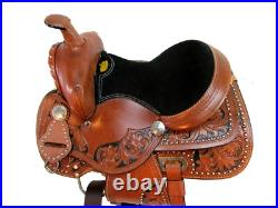 Youth Cowgirl Kids Barrel Racing Pleasure Horse Leather Trail Used Set 10 12 13