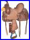 Youth_Hard_Seat_Roping_Style_Saddle_Tooling_Teal_Trim_Full_QH_Bars_10_12_NEW_01_ty