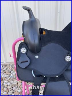 Youth Kid Western New Generation Horse Synthetic Saddle 10 12 13