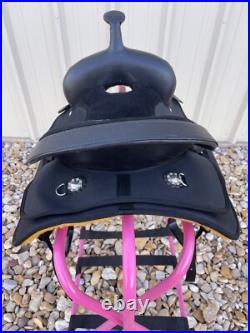 Youth Kid Western New Generation Horse Synthetic Saddle 10 12 13