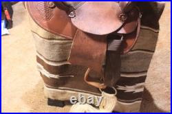 Youth Small Adult Secure Western Saddle, Single D forward rigged