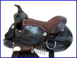 Youth Western Saddle Kids Pleasure Barrel Racing Used Leather Tack Set 12 13 14