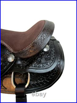 Youth Western Saddle Kids Pleasure Barrel Racing Used Leather Tack Set 12 13 14