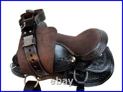 Youth Western Saddle Kids Pleasure Barrel Racing Used Leather Tack Set 12 13 14