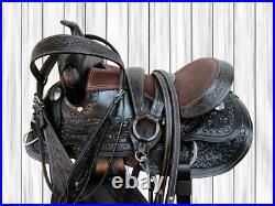 Youth Western Saddle Kids Pleasure Barrel Racing Used Leather Tack Set 12 13 14