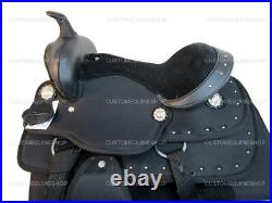 Youth Western Saddle Pleasure Trail Used Snthetic Horse Barrel Tack Set 12 13 14