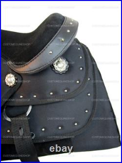 Youth Western Saddle Pleasure Trail Used Snthetic Horse Barrel Tack Set 12 13 14