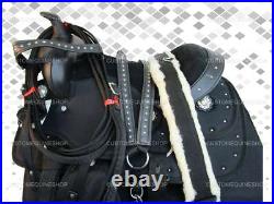 Youth Western Saddle Pleasure Trail Used Snthetic Horse Barrel Tack Set 12 13 14